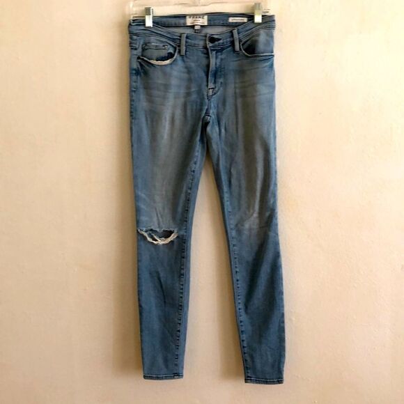 Frame Low Rise Skinny Leg Jeans Size 27 - Picture 1 of 9